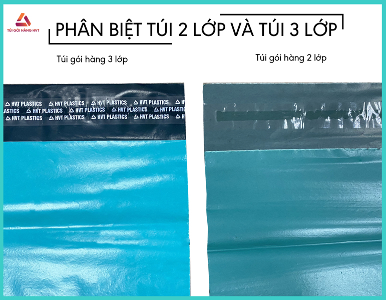 Túi gói hàng niêm phong 2 lớp và túi 3 lớp khác nhau như thế nào?